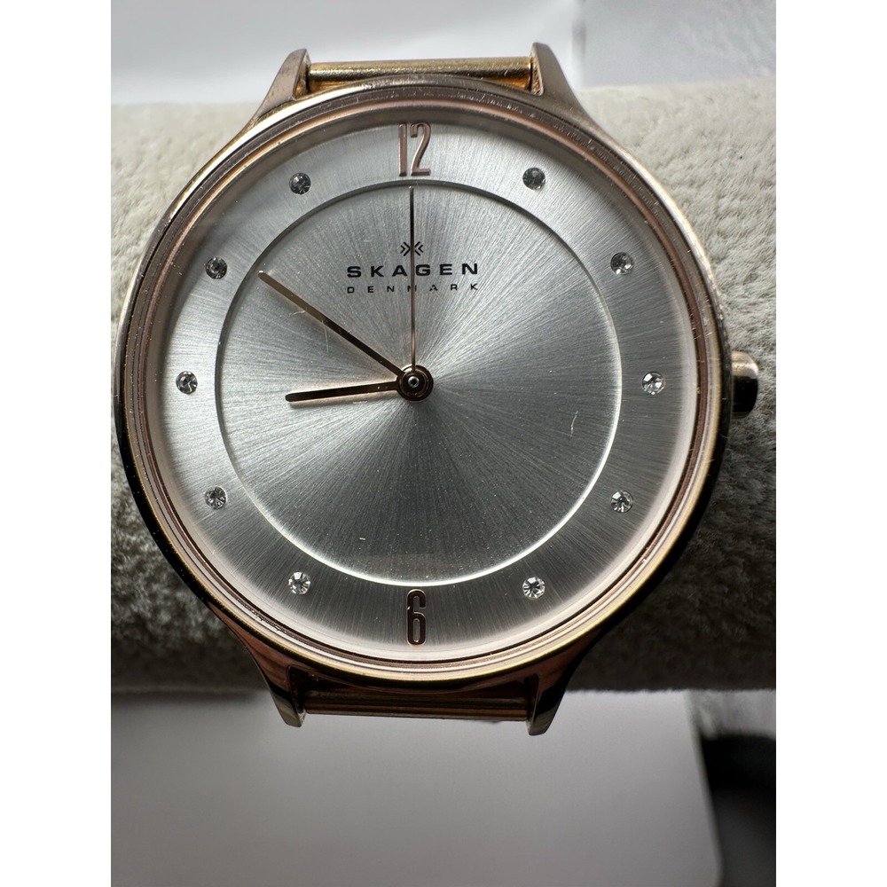 Skagen SKW2151 Ladies Watch Anita New Battery 30MM 8" Rose Gold Mesh Band T94